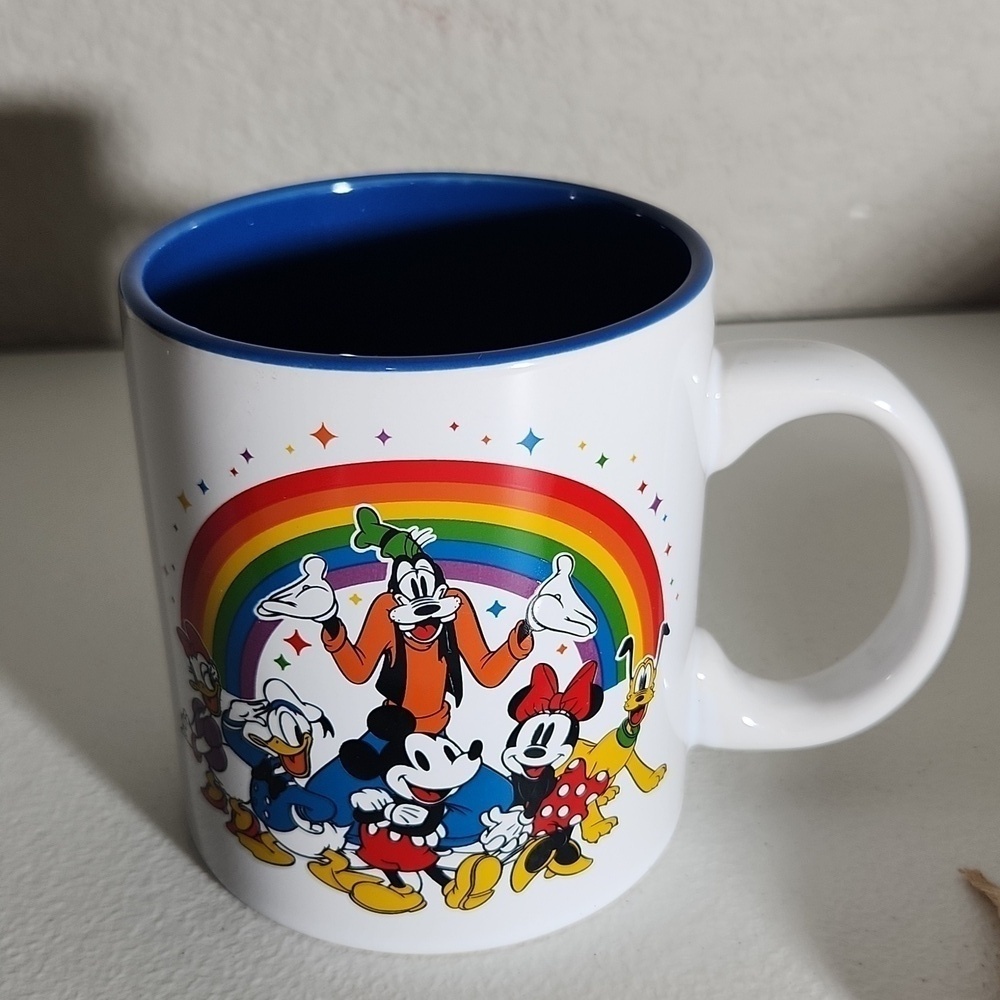 Disney Mug Think Happy Thoughts 20 ounce ceramic coffee cup